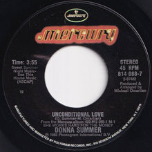 画像をギャラリービューアに読み込む, Donna Summer - Unconditional Love / Woman (7 inch Record / Used)