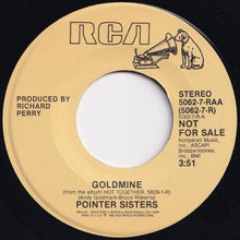 画像をギャラリービューアに読み込む, Pointer Sisters - Goldmine / Goldmine (7 inch Record / Used)