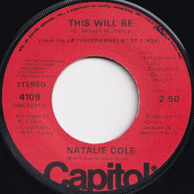 画像をギャラリービューアに読み込む, Natalie Cole - This Will Be / Joey (7 inch Record / Used)