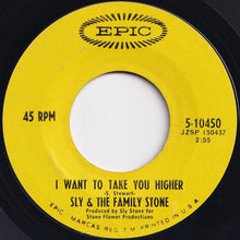 画像をギャラリービューアに読み込む, Sly & The Family Stone - Stand! / I Want To Take You Higher (7 inch Record / Used)