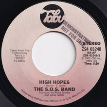 画像をギャラリービューアに読み込む, S.O.S. Band - High Hopes / Good & Plenty (7 inch Record / Used)