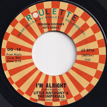 画像をギャラリービューアに読み込む, Little Anthony & The Imperials - Shimmy Shimmy Ko Ko Bop / I'm Alright (7 inch Record / Used)