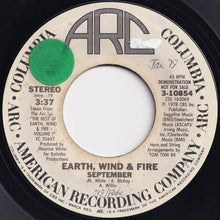 画像をギャラリービューアに読み込む, Earth, Wind & Fire - September (Stereo) / (Mono) (7 inch Record / Used)
