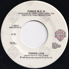 画像をギャラリービューアに読み込む, Force M.D.'s - Tender Love / (Instrumental) (7 inch Record / Used)