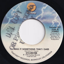 画像をギャラリービューアに読み込む, Sylvester - Dance (Disco Heat) / Was It Something That I Said (7 inch Record / Used)