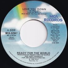 画像をギャラリービューアに読み込む, Ready For The World - Love You Down (Short Version) / Human Toy (7 inch Record / Used)