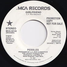 画像をギャラリービューアに読み込む, Pebbles - Girlfriend / Girlfriend (7 inch Record / Used)