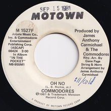 画像をギャラリービューアに読み込む, Commodores - Oh No / Oh No (7 inch Record / Used)