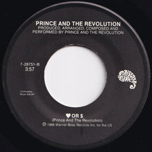 画像をギャラリービューアに読み込む, Prince And The Revolution - Kiss / Love Or Money (7 inch Record / Used)