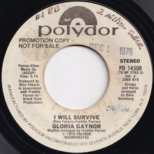 Load image into Gallery viewer, Gloria Gaynor - I Will Survive / Substitute (7 inch Record / Used)