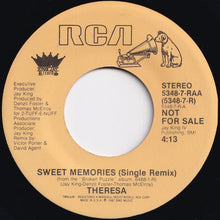 Load image into Gallery viewer, Theresa - Sweet Memories / Sweet Memories (7 inch Record / Used)
