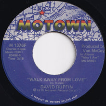 画像をギャラリービューアに読み込む, David Ruffin - Walk Away From Love / Love Can Be Hazardous To Your Health (7 inch Record / Used)