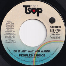 画像をギャラリービューアに読み込む, People's Choice - Do It Any Way You Wanna / The Big Hurt (7 inch Record / Used)