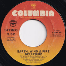 画像をギャラリービューアに読み込む, Earth, Wind & Fire - Saturday Nite / Departure (7 inch Record / Used)