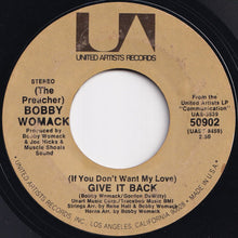 画像をギャラリービューアに読み込む, (The Preacher) Bobby Womack - Woman's Got To Have It / (If You Don't Want My Love) Give It Back (7 inch Record / Used)
