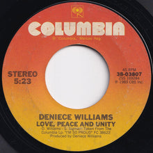 画像をギャラリービューアに読み込む, Deniece Williams - Do What You Feel / Love, Peace And Unity (7 inch Record / Used)