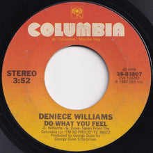 画像をギャラリービューアに読み込む, Deniece Williams - Do What You Feel / Love, Peace And Unity (7 inch Record / Used)
