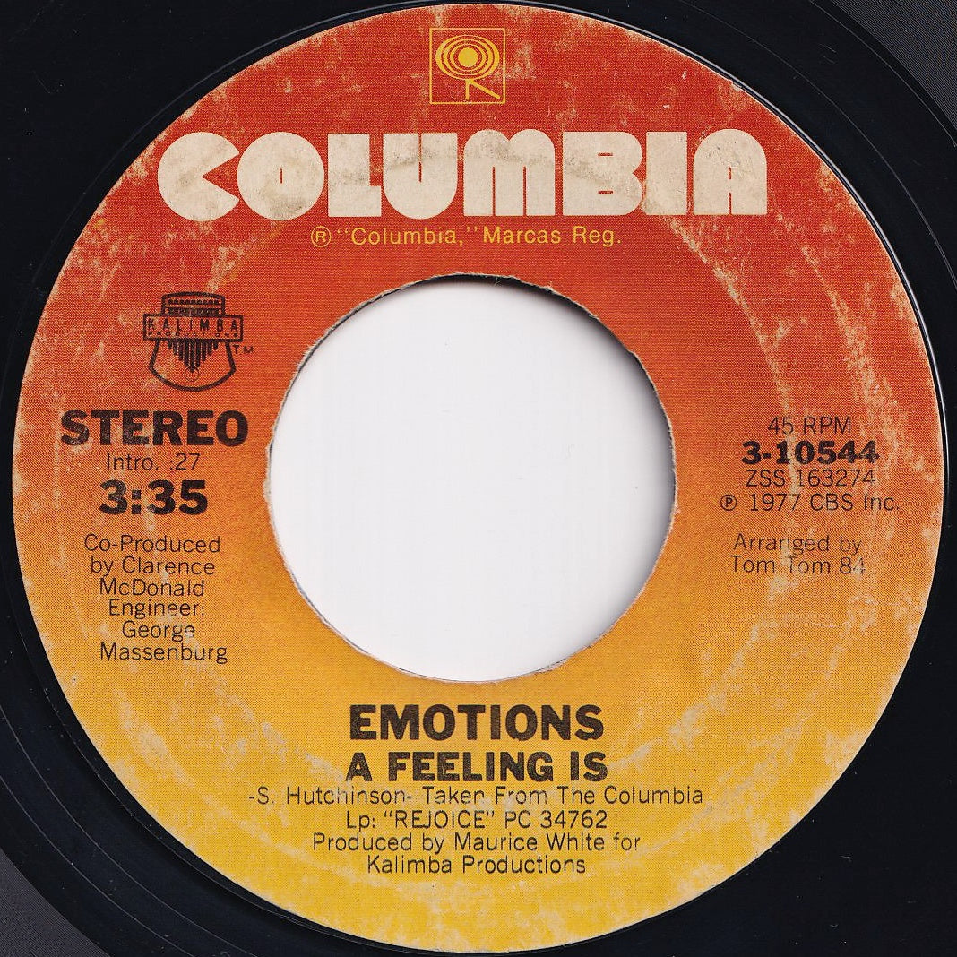 Emotions - Best Of My Love / A Feeling Is (7 inch Record / Used