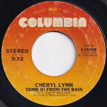 Load image into Gallery viewer, Cheryl Lynn - Got To Be Real / Come In From The Rain (7 inch Record / Used)