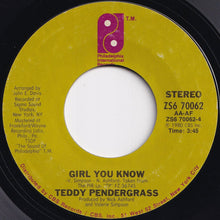 Load image into Gallery viewer, Teddy Pendergrass - Is It Still Good To Ya / Girl You Know (7 inch Record / Used)
