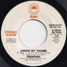 画像をギャラリービューアに読み込む, Jebadiah - Under My Thumb (Stereo) / (Mono) (7 inch Record / Used)
