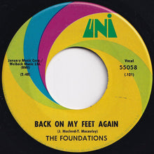 画像をギャラリービューアに読み込む, Foundations - Back On My Feet Again / I Can Take Or Leave Your Loving (7 inch Record / Used)