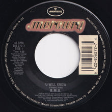 Load image into Gallery viewer, B.M.U. - U Will Know / U Will Know (7 inch Record / Used)