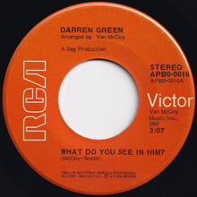 画像をギャラリービューアに読み込む, Darren Green - What Do You See In Him / Givin' Love (7 inch Record / Used)