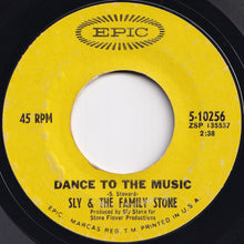 Load image into Gallery viewer, Sly & The Family Stone - Dance To The Music / Let Me Hear It From You (7 inch Record / Used)