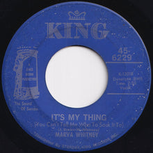 Load image into Gallery viewer, Marva Whitney - It's My Thing (You Can't Tell Me Who To Sock It To) / Ball Of Fire (7 inch Record / Used)