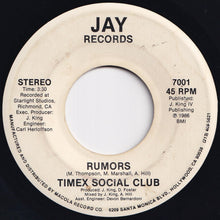 画像をギャラリービューアに読み込む, Timex Social Club - Rumors / Rumors (7 inch Record / Used)