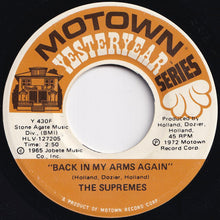 Load image into Gallery viewer, Supremes - Stop! In The Name Of Love / Back In My Arms Again (7 inch Record / Used)