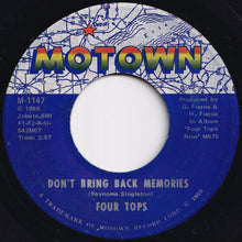 画像をギャラリービューアに読み込む, Four Tops - What Is A Man / Don't Bring Back Memories (7 inch Record / Used)