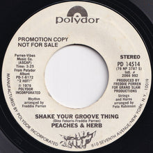 画像をギャラリービューアに読み込む, Peaches & Herb - Shake Your Groove Thing / Shake Your Groove Thing (7 inch Record / Used)
