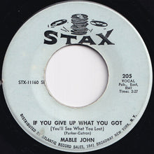 Load image into Gallery viewer, Mable John - You're Taking Up Another Man's Place / If You Give Up What You Got (You'll See What You Lost) (7 inch Record / Used)