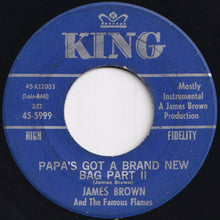 画像をギャラリービューアに読み込む, James Brown & The Famous Flames - Papa's Got A Brand New Bag (Part 1) / (Part 2) (7 inch Record / Used)