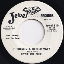 画像をギャラリービューアに読み込む, Little Joe Blue - Shakin' Hands With The Judge / If There's A Better Way (7 inch Record / Used)