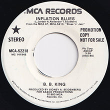 Load image into Gallery viewer, B.B. King - Inflation Blues / Inflation Blues (7 inch Record / Used)