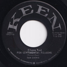 画像をギャラリービューアに読み込む, Sam Cooke - (I Love You) For Sentimental Reasons / Desire Me (7 inch Record / Used)