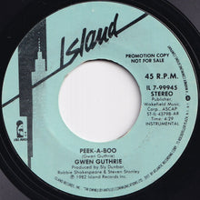 画像をギャラリービューアに読み込む, Gwen Guthrie - Peek-A-Boo / (Instrumental) (7 inch Record / Used)