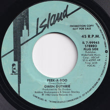 画像をギャラリービューアに読み込む, Gwen Guthrie - Peek-A-Boo / (Instrumental) (7 inch Record / Used)