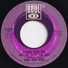 画像をギャラリービューアに読み込む, Earl Van Dyke - Gonna Give Her All The Love I've Got / Runaway Child, Running Wild (7 inch Record / Used)
