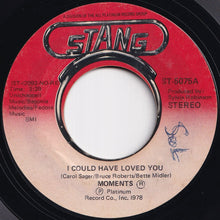 Load image into Gallery viewer, Moments - I Could Have Loved You / Jack In The Box (7 inch Record / Used)