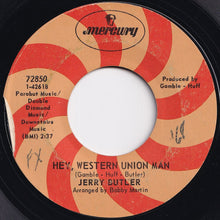 画像をギャラリービューアに読み込む, Jerry Butler - Hey, Western Union Man / Just Can't Forget About You (7 inch Record / Used)