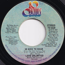 Load image into Gallery viewer, Love Unlimited - People Of Tomorrow Are The Children Of Today / So Nice To Hear (7 inch Record / Used)