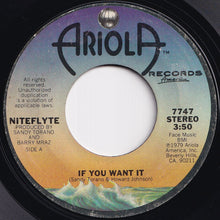 Load image into Gallery viewer, Niteflyte - If You Want It / I Wonder (If I'm Falling In Love Again) (7 inch Record / Used)