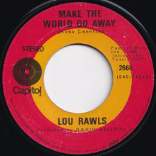 画像をギャラリービューアに読み込む, Lou Rawls - I Can't Make It Alone / Make The World Go Away (7 inch Record / Used)