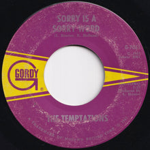 画像をギャラリービューアに読み込む, Temptations - All I Need / Sorry Is A Sorry Word (7 inch Record / Used)