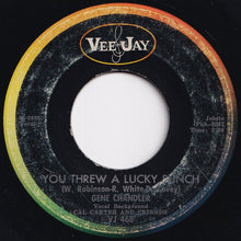 画像をギャラリービューアに読み込む, Gene Chandler - You Threw A Lucky Punch / Rainbow (7 inch Record / Used)