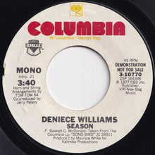 Load image into Gallery viewer, Deniece Williams - Season (Stereo) / (Mono) (7 inch Record / Used)